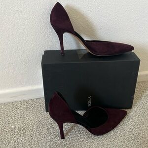 Vince Celeste Suede d'Orsay Pump